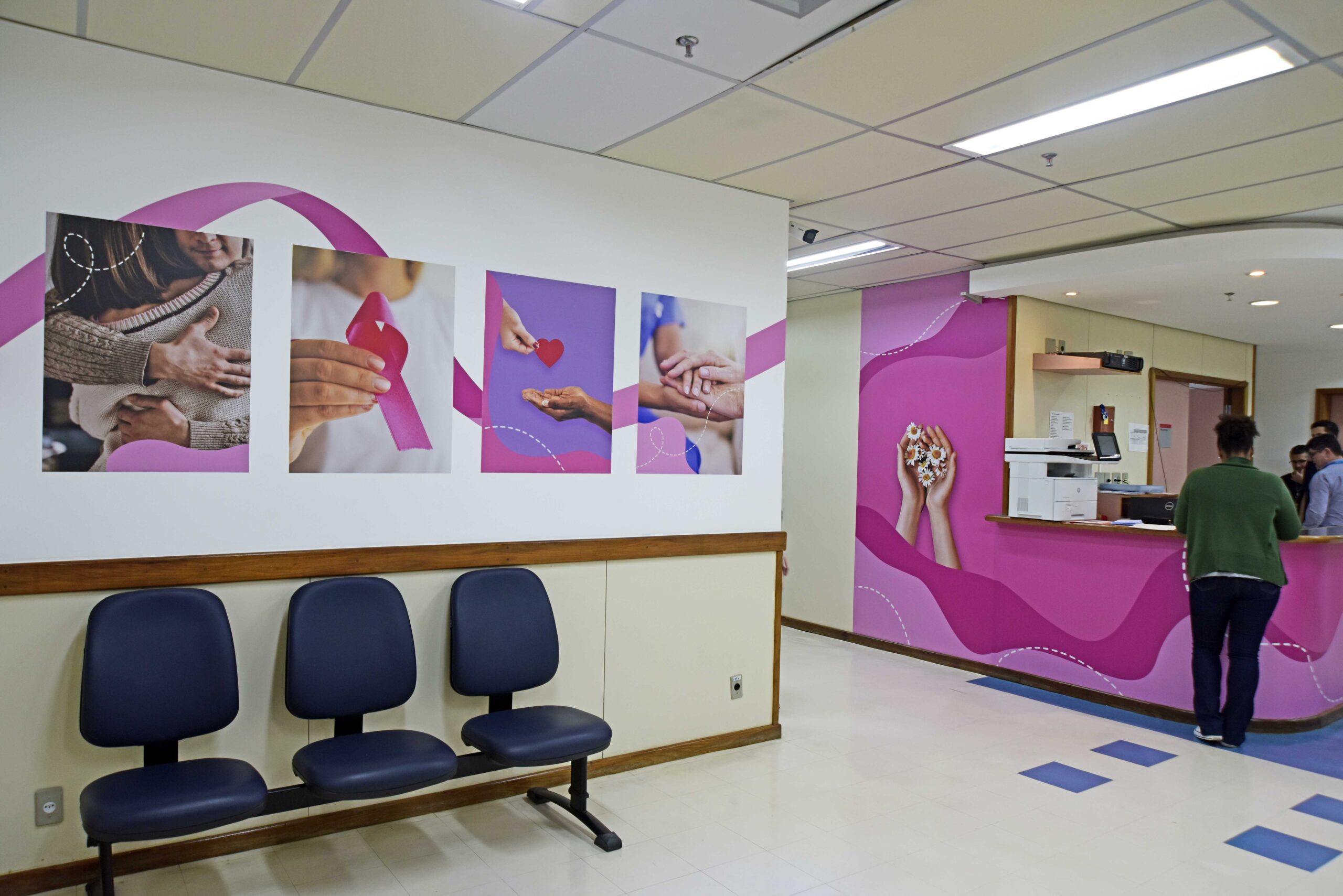 Área de recepção e espera